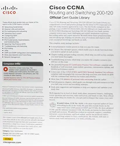 CCNA Routing and Switching 200-120 Official Cert Guide Library & CCENT/CCNA ICND1 100-101 Official Cert Guide