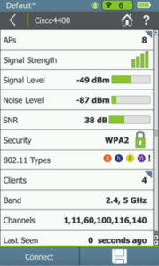 Aircheck G2 network details