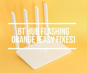 BT Hub Flashing Orange