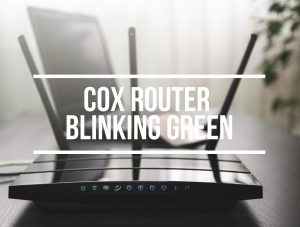 Cox Router Blinking Green