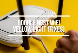 Google Nest WiFi Yellow Light