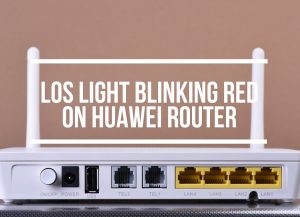 LOS Light Blinking Red On Router