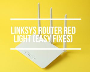 Linksys Router Red Light