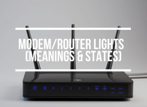 Modem Router Lights