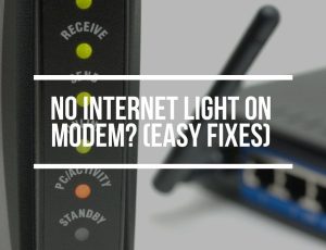 No Internet Light On Modem