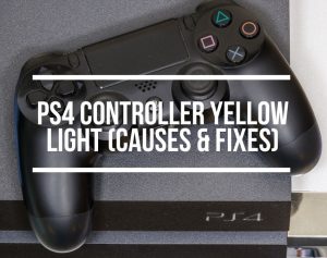 PS4 Controller Yellow Light