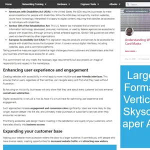 Sidebar Skyscraper Ad Placement