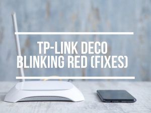 TP-Link Deco Blinking Red