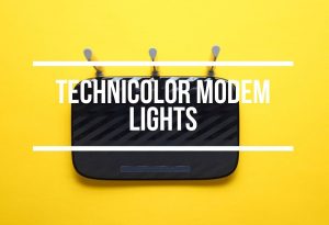 Technicolor Modem Lights