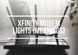 Xfinity Modem Lights